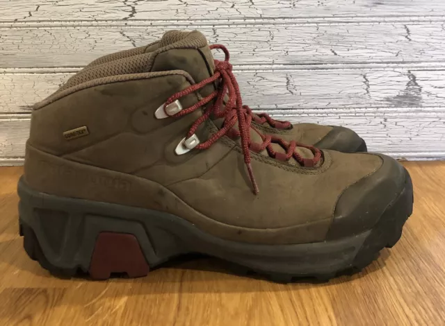 Patagonia P26 Womens Mid GTX Hiking Boots Henna Brown/Cran Size 10.5 2