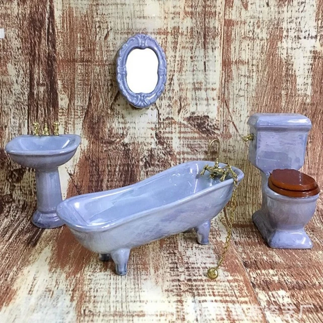 Ceramic dollhouse furniture discount