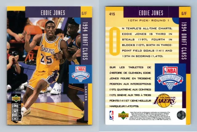  1994-95 Upper Deck Basketball #188 Eddie Jones Los