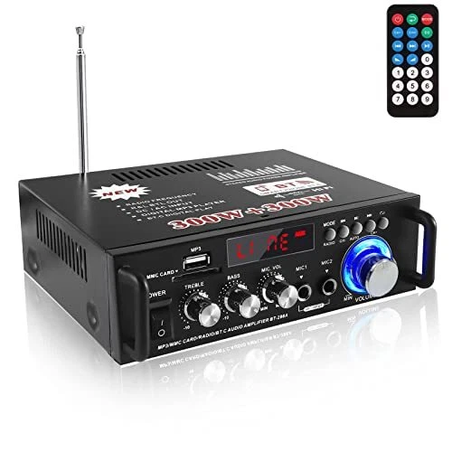 Etlephe Amplificateur Audio Amplificateur HiFi Amplificateur Stéréo Bluetooth...