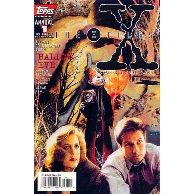 X-Files (1995 series) Annual #1 in Near Mint condition. Topps comics [n&