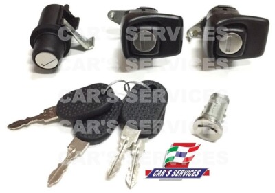 MIRAGLIO Kit Serrature Fiat Panda 1989-2003 Serrature Blocco Accensione Porte Portellone 