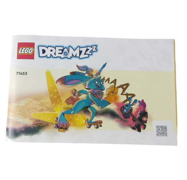 LEGO® DREAMZzz™ Izzie and Bunchu the Bunny Instruction Manual Book  71453