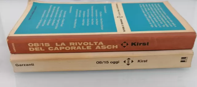 Lotto 2 LIBRI  "08/15 OGGI" , "08/15 la rivolta del caporale Asch" Hans H. Kirst 3