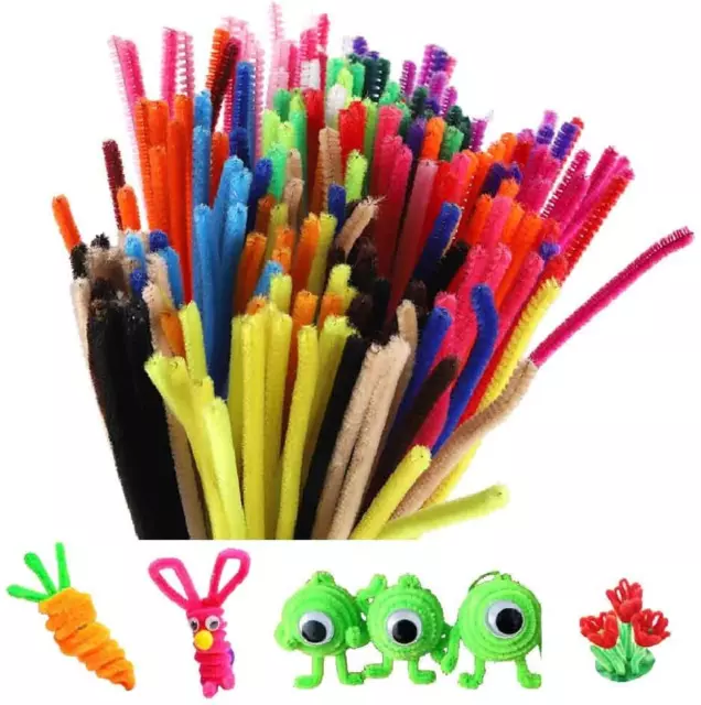 Pipe Cleaners Chenille Craft Stems 30cm 12 inch  Colours Various