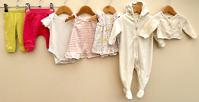 Baby Girls Bundle Of Clothing Age 0-3 Months Mothercare Gap H&M
