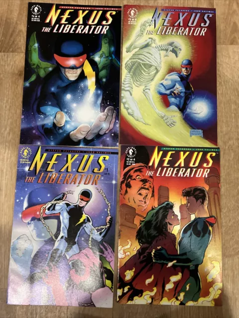 Nexus the Liberator 1-4 Dark Horse 1992 Complete Set VF/NM High Grade