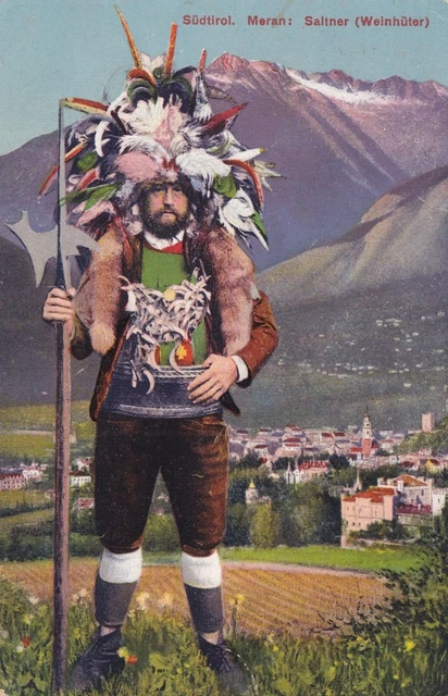 Saltner 15963- 1° GUERRA Mondiale, Sudtirol Merano, Costume, Saltner, 1918 EUR ...