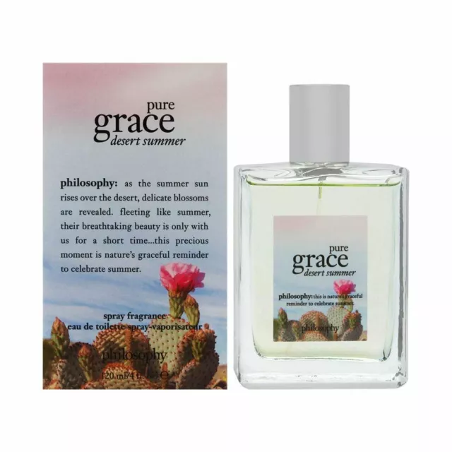 Philosophy Pure Grace Desert Summer 4 oz Eau De Toilette Spray Fragrance