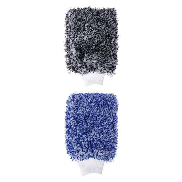 Lot De 2 Gants De Lavage De Voiture Absorbants Efficaces En Machine à Laver