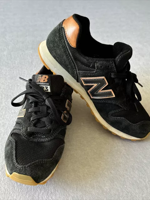NEW BALANCE 373 Womens Size US 7 Rose Gold Black Shoes Sneakers Runners Suede 21.48 PicClick UK