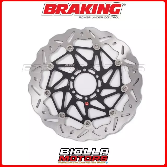 Wk001L Disco Freno Anteriore Sx Braking Ktm Duke Ii 640 2003 - 2006 Wave Flottan