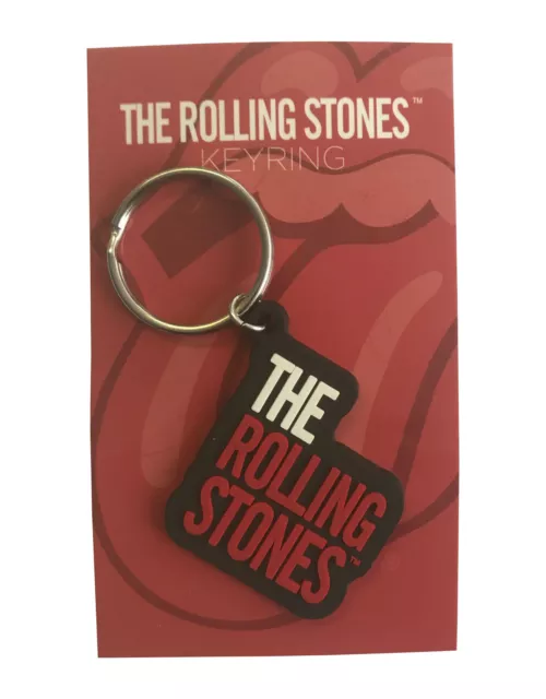 Rolling Stones Keyring Classic Band Logo Keychain