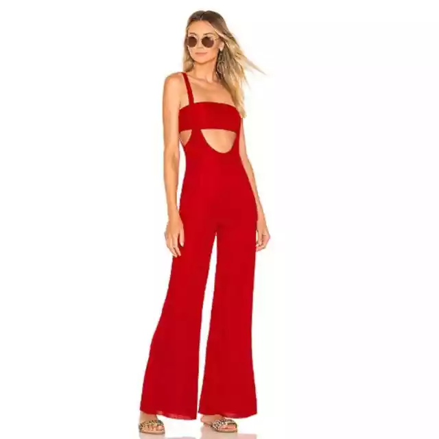 House of Harlow 1960 x Revolve NWT Morin Red Jumpsuit XL