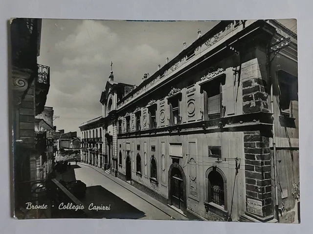 BRONTE  (CATANIA ) Collegio Capizzi , no vg anni 50 f.g.