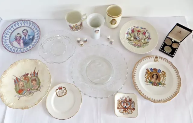 Royal Commemorative Collectables Coronation, Jubilee + More Vintage Items