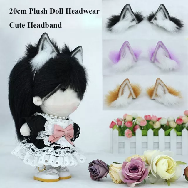 Decor Plush Doll Headwear Cute Headband Miniature Hat 20cm Doll Accessories