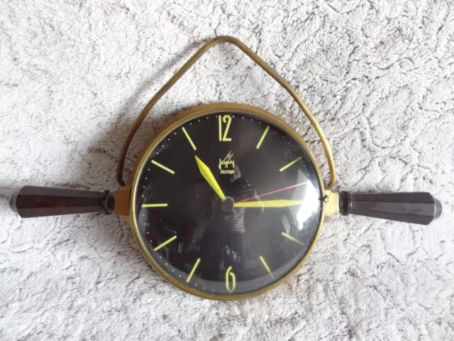 ancienne horloge déco marine industrielle cadran japy 2