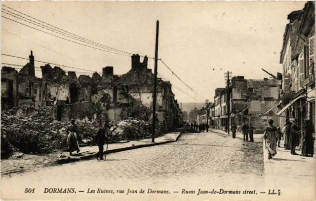 CPA DORMANS - Les Ruines rue Jean de DORMANS (364197)