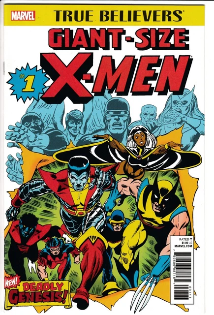 TRUE BELIEVERS: GIANT SIZE X-MEN #1 FACSIMILE EDITION, Marvel Comics (2017)
