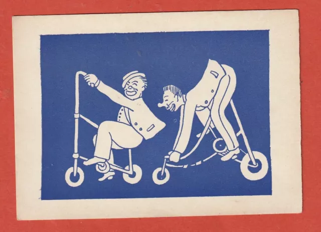 Cpa - Advertising - Aux Velos De Gervese - Velo Clowns - The Pyramid - Brunoy