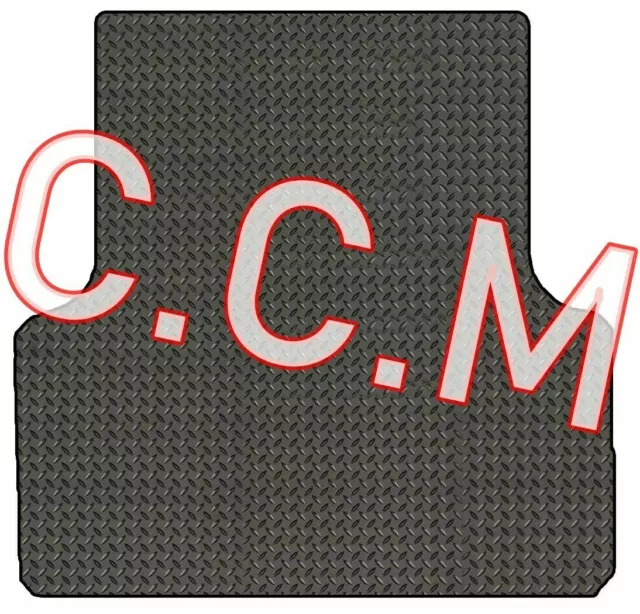 TOYOTA HI-LUX 2016 ON (Double cab) Loadspace TAILORED BOOT MAT, Thick RUBBER