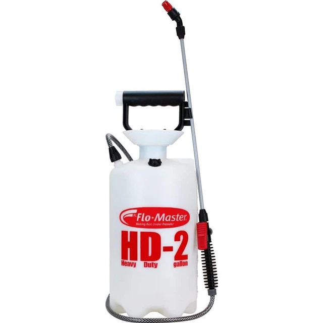 Sprayer 2 Gallon Heavy-Duty  Hand Pump Cleaning Garden Professional Grade Nozzle