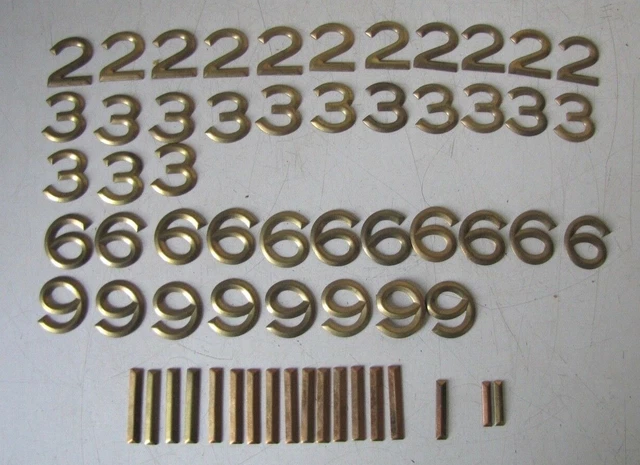 Numeri  Per Quadrante Orologio Anni 50/60