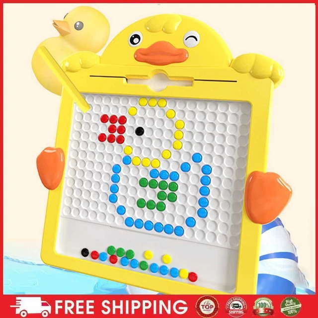 Tablero de dibujo de bolas de acero duradero diseño de dibujos animados hágalo usted mismo tablero de dibujo para niños juguetes