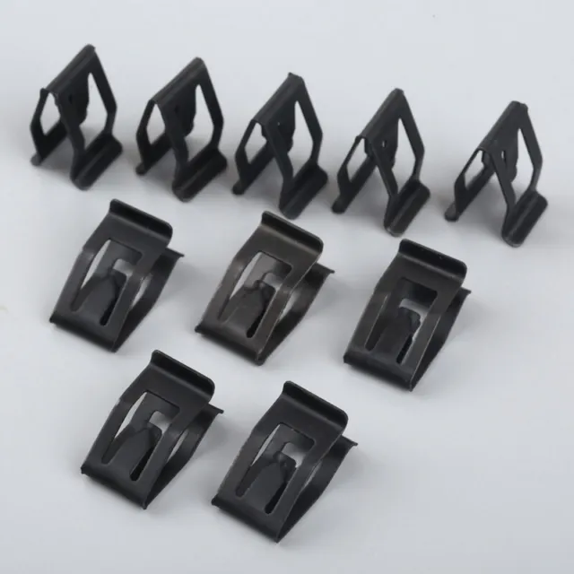 10pcs Car Console Dash Dashboard Trim Metal Retainer Clips Interior Accessories