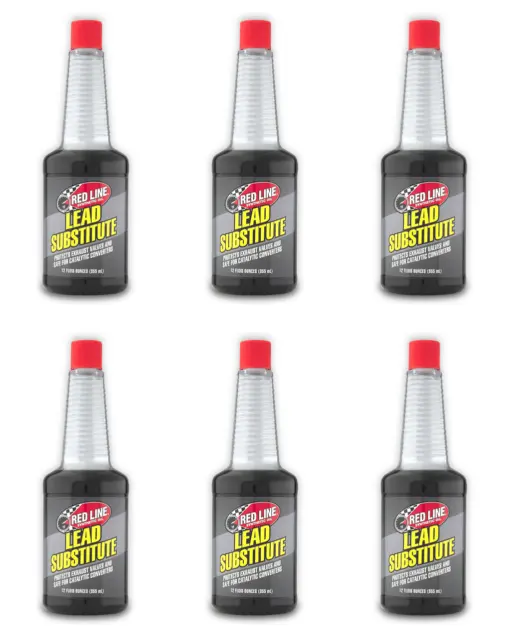 6x Red Line Oil Fuel Additive 60202 For Gasoline Lead Substitute Single