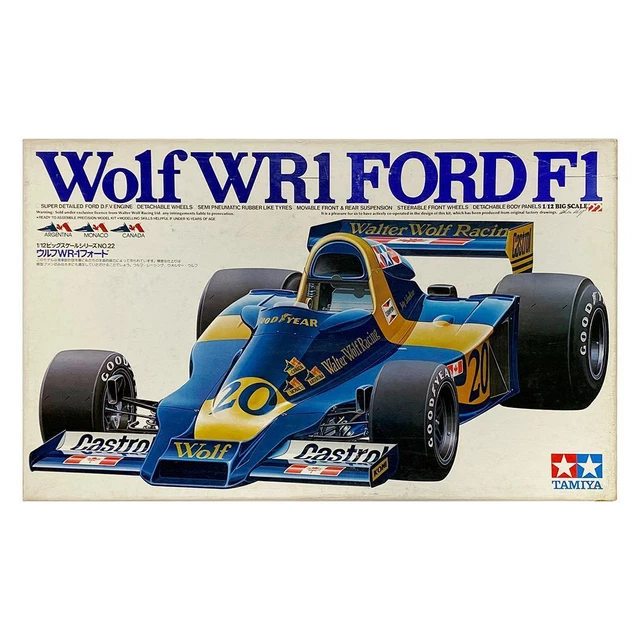 WOLF WR1 FORD F1 TAMIYA BIG SCALE SERIES No.22 Plastic model 154.99