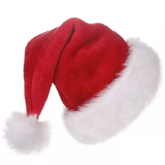 Unisex Father Christmas Hat XMAS Santa Family Gift For Adult Kid Baby Children