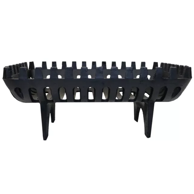 NEW! Open Fire Basket 15" Cast Iron Heavy Duty Grate Log Coal Wood 2