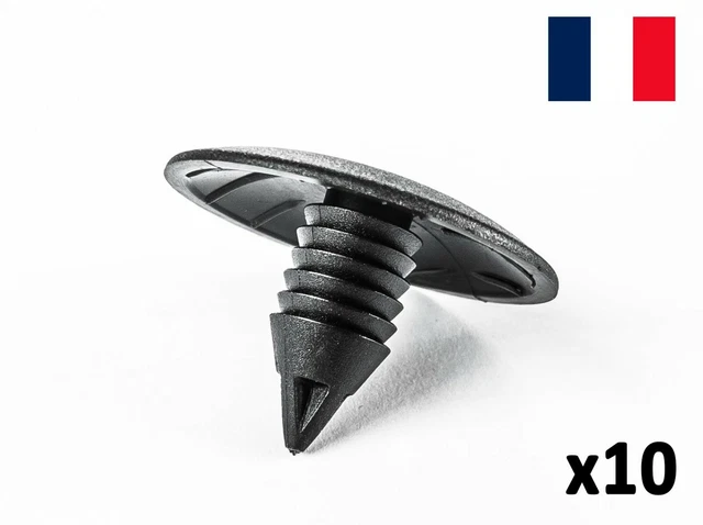 Frankberg 10x Clip De Fixation Protection Moteur Aile Compatible Avec