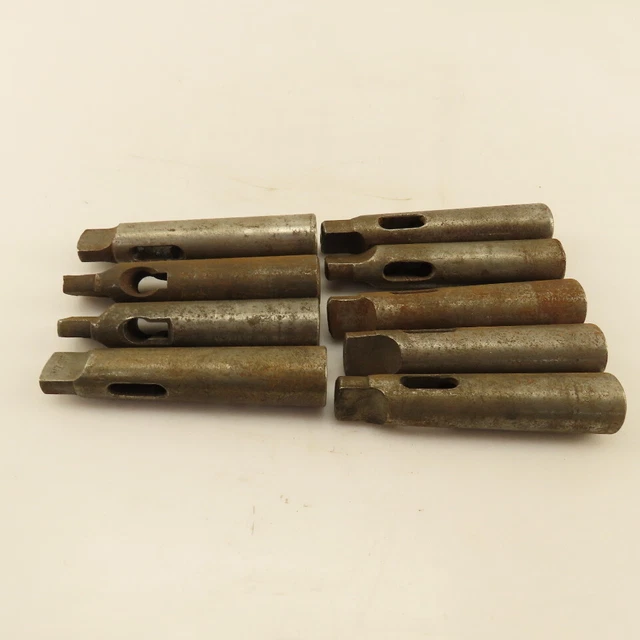 Msc. Morse Taper 2MT - 3MT Shank Sleeve Adapter Lot of 9
