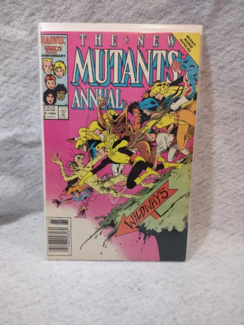 THE NEW MUTANTS ANNUAL #2 Marvel Comics 1986 1st Appearance Psylocke Newsstand