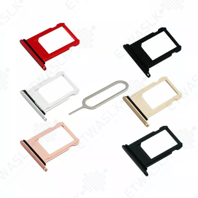 SIM Card Tray Holder Sim Tray Slot for Apple iPhone 7 & 7 PLUS +Sim Ejector Tool