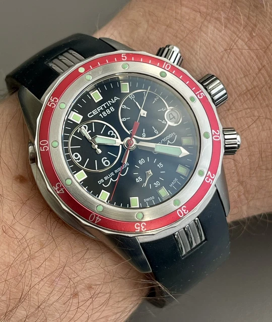 Certina blue sales ribbon chronograph