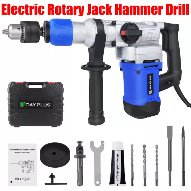 Electric Rotary Drill 3500W Demolition Hammer Concrete Breaker SDS Chisel