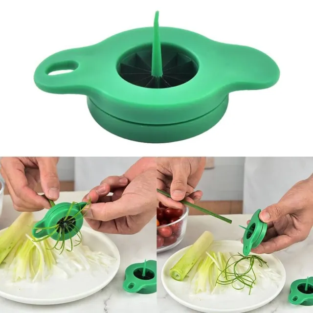 Spring Onion Slicer, Stainless Steel Chopped Green Onion Knife