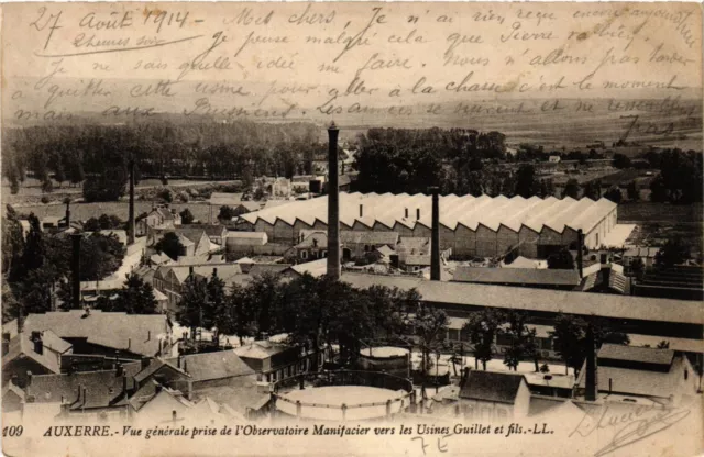 CPA AUXERRE - Vue générale prise de l'Observatoire Manifacier vers (357396)