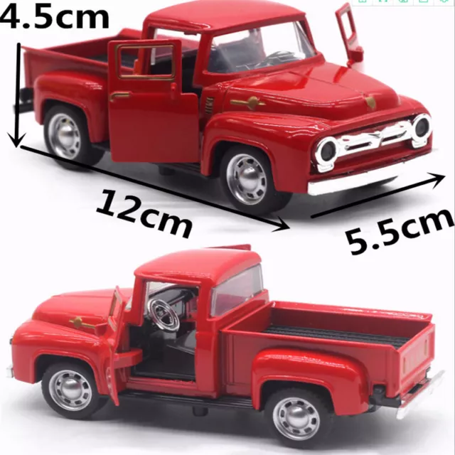 Christmas Ornaments Pickup Alloy Car Toy High Imitation Car Miniature Car Mo SN❤