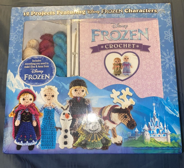DISNEY FROZEN CROCHET Kit 12 Characters! Elsa Anna Kristoff Hans