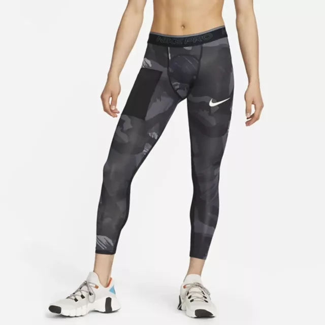 Nike Pro Dri-FIT Camo Men's Tights Running/Fitness/ Yoga/ Gym/ Cycling