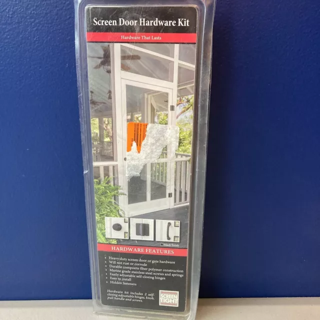 Screen Tight SDHBK Storm Door Hardware Kit Poly Black