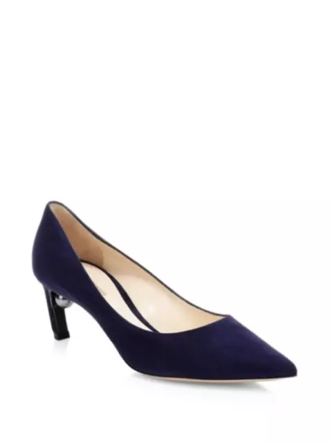 Nicholas Kirkwood Mira Faux Pearl Suede Pumps