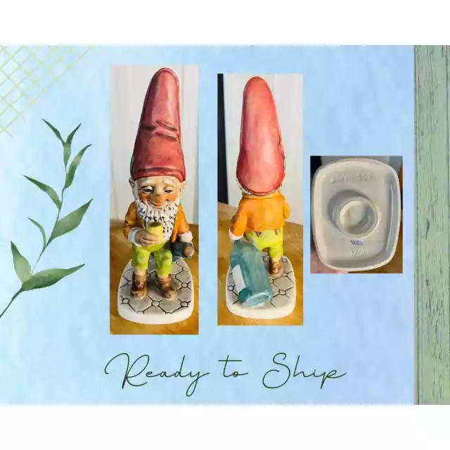 Goebel Co Boy “Fritz Boozer Wine Merchant” Merry Gnome 1970 Porcelain Figurine