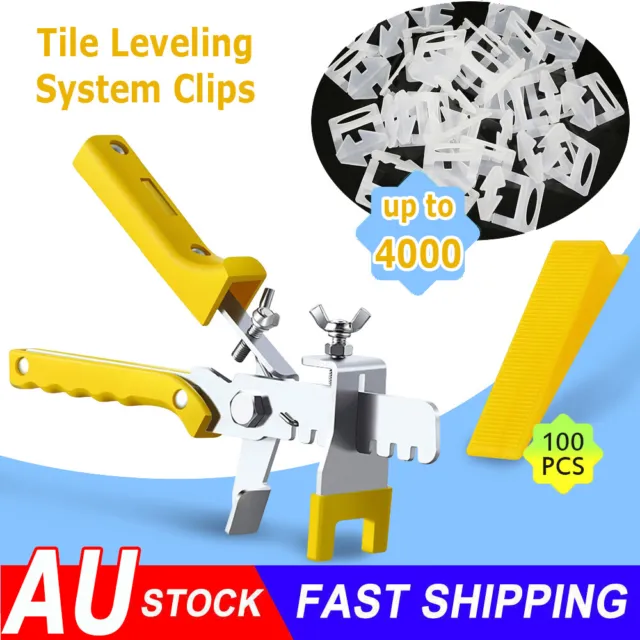 BULK Tile Leveling System Clips Wrench Wedge Spacer Tiling Tool Floor Wall Plier