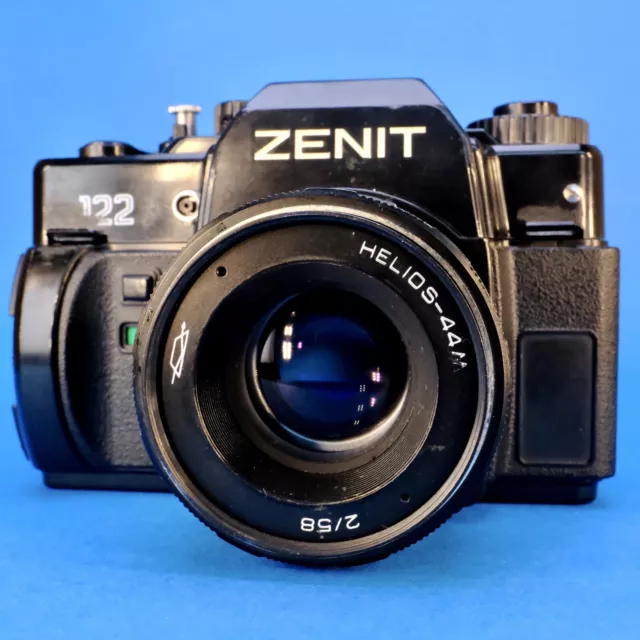 Zenit 122 35mm SLR Film Camera with Helios 44M F2/58mm Lens Lomo Meter